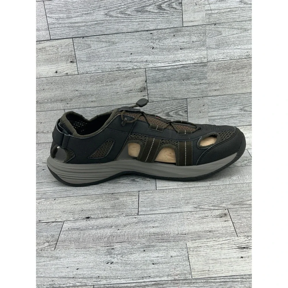 Teva Water Sandals Hiking Sport Quick Dry Breathable Men Size 9‎ Brown Gray